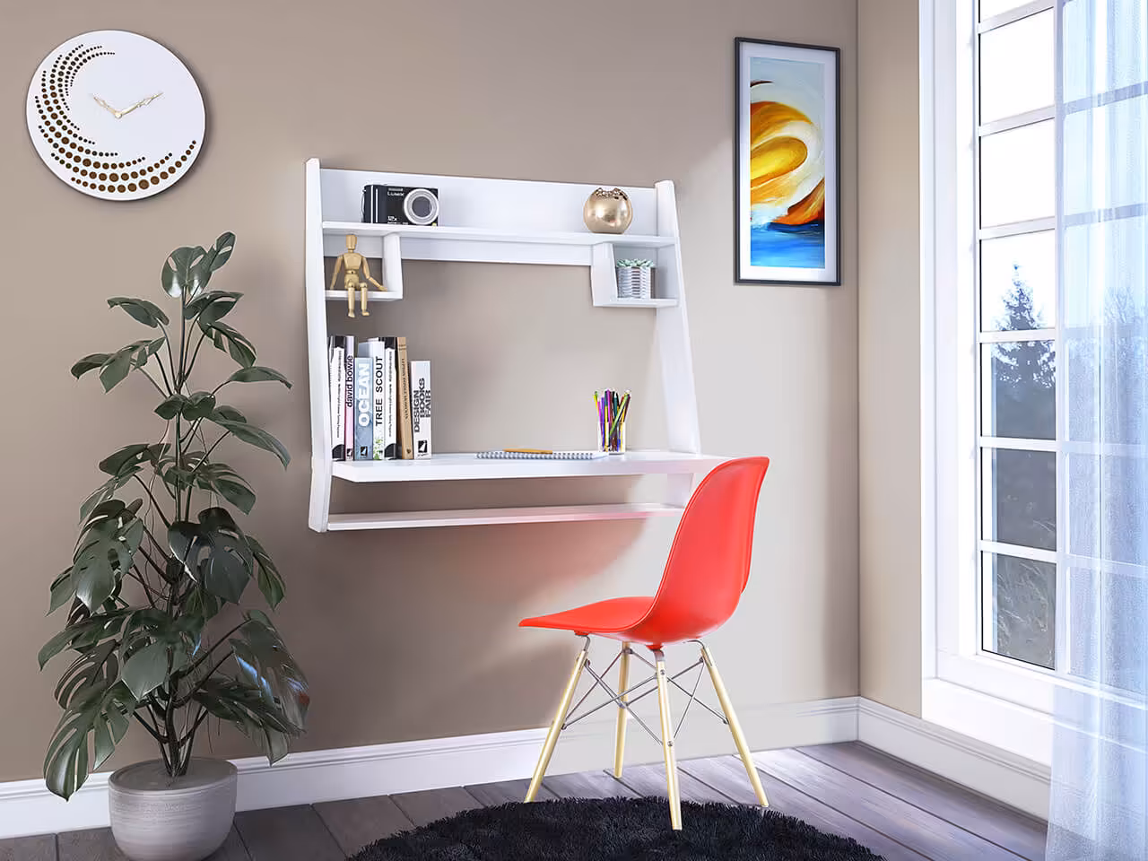 میز تحریر دیواری بالسا مدل WT 501