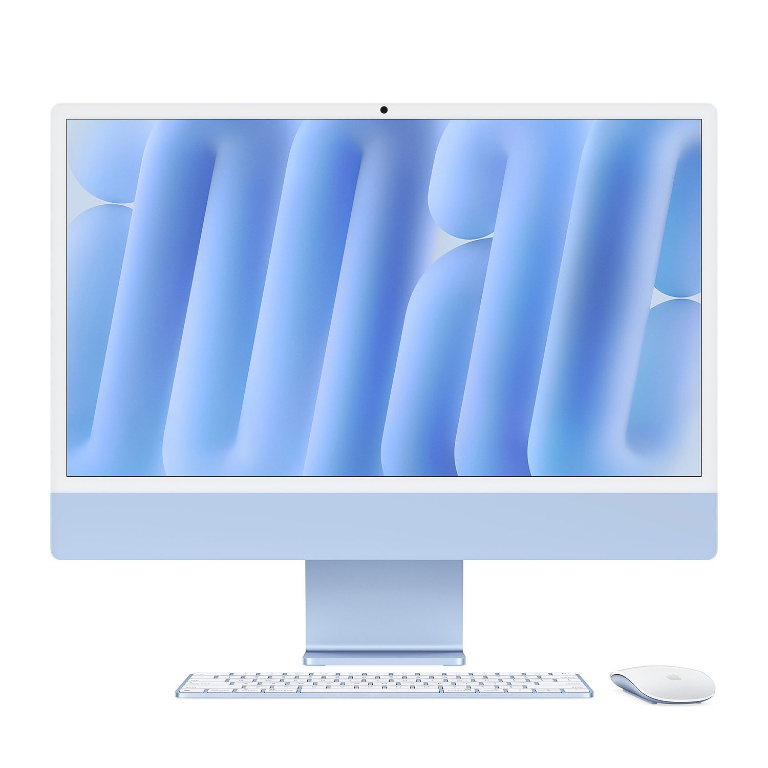 آیمک 24 اینچی اپل مدل iMac MWV13 2024 Blue LLA M4-16GB RAM-256GB SSD