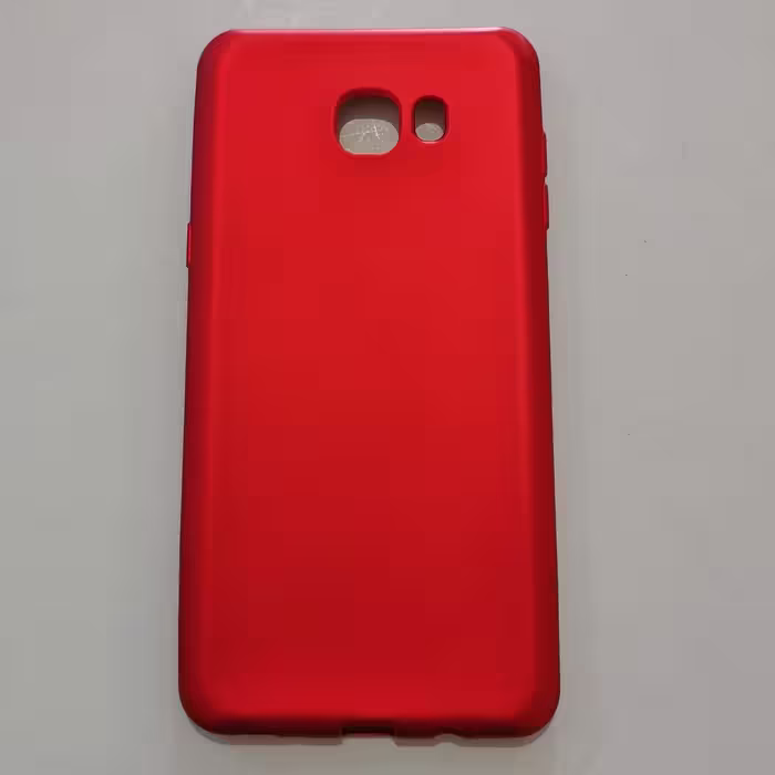 قاب ژله ای قرمز شمعی گوشی سامسونگ C9 pro