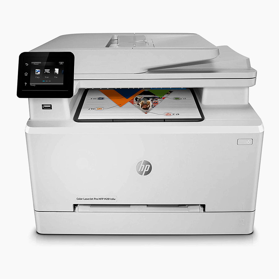 قیمت و خرید پرینتر رنگی 4 کاره لیزری اچ پی مدل LaserJet Pro MFP M281fdw | یاس ارتباط