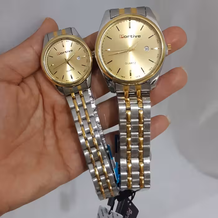 ست ساعت پورتیو فول استیل کیفیت درجه یک بهمراه باکس ویژه و گارانتی موتور