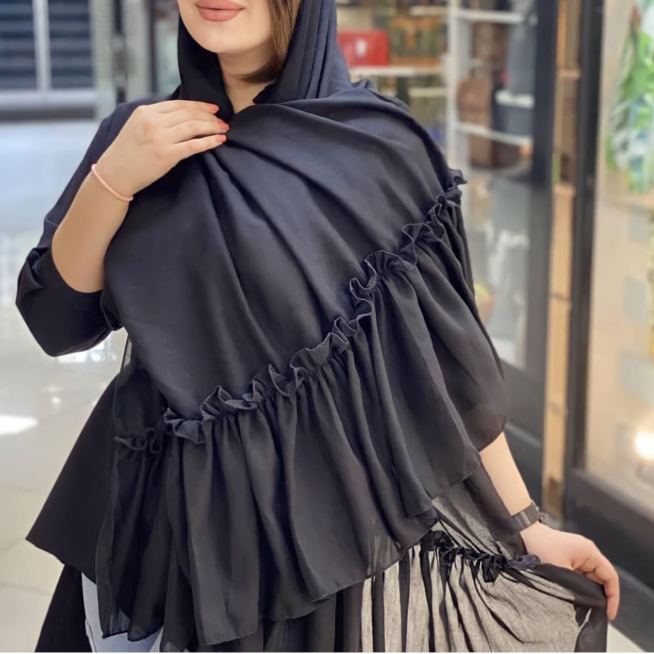 شال دامنی مشکی