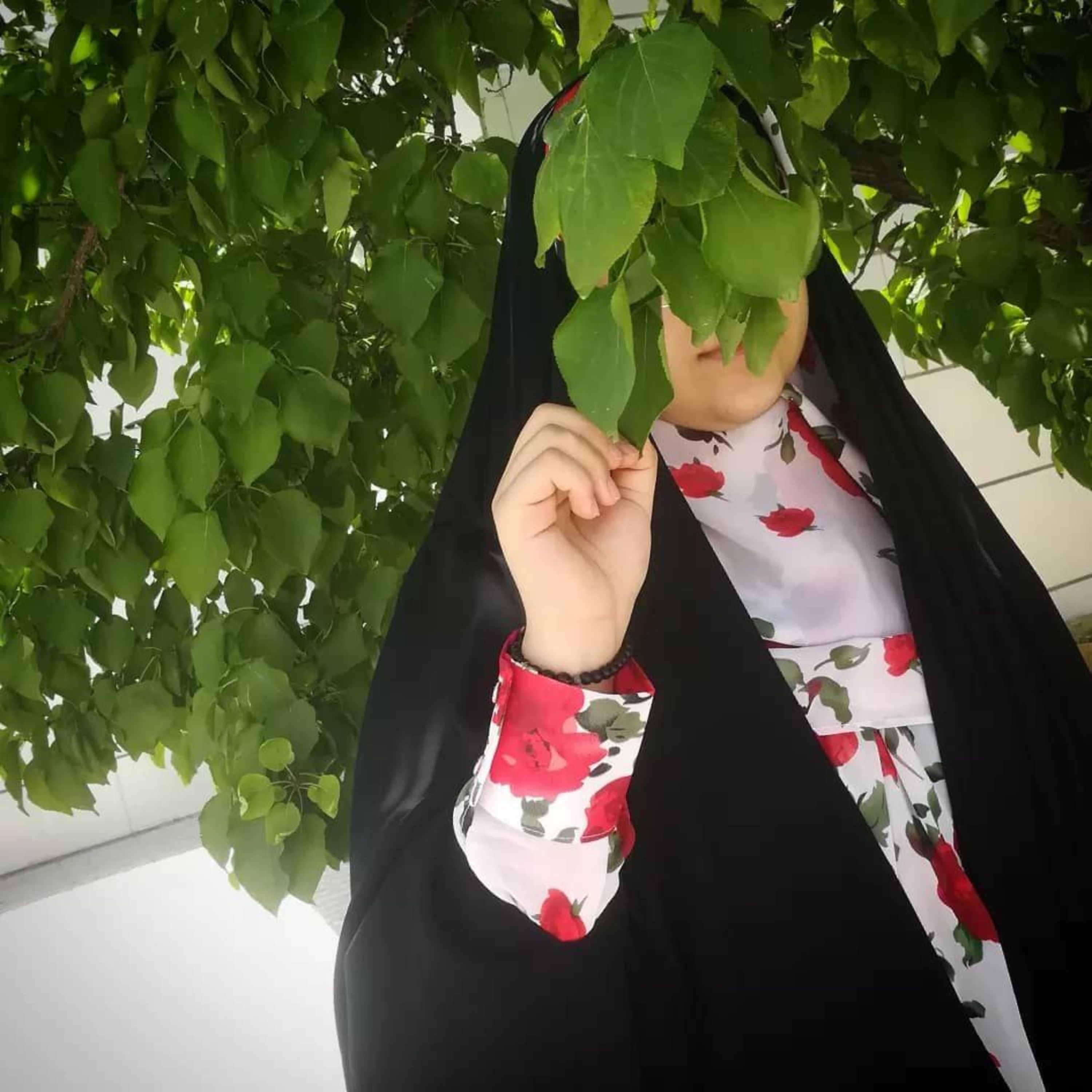 ست روسری و ساق دست حریر ژرژت بسیار زیبا و شیک