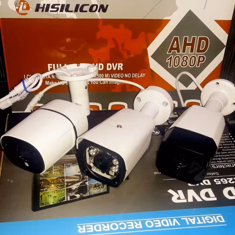 دوربین مداربسته پک 4 دوربین لنز 3 مگاپیکسل برد F38 فولهان وارم لایت