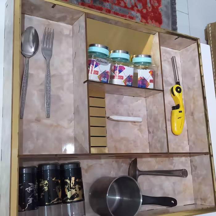 نظم دهنده  کابینت از جنس ماربل شیت ضد اب