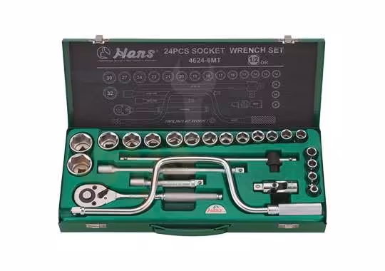 جعبه بکس 24 پارچه 6 پر هنس مدل hans 4624-6mt