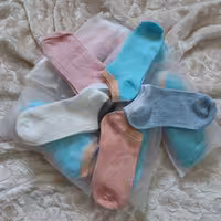 جوراب نخی طرح برجسته (بافت لوزی)