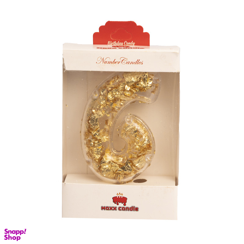 شمع تولد مدل عدد 6 کد Ta86T