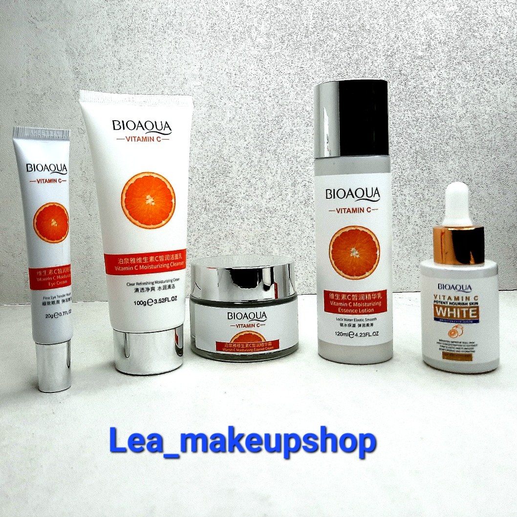 پک 5 محصولی روتین پوستی ضد لک و روشن کننده قوی ویتامین سی بیواکوا BIOAQUA