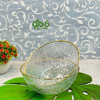 کاسه سالاد خوری سولو لب طلا
