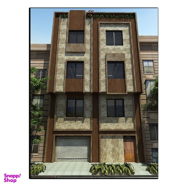 تابلو شاسی بکلیت طرح نمای بیرونی ساختمان مدل SH-13288