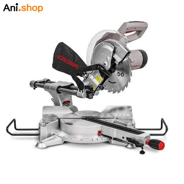 فارسی بر کشویی کرون 255 میلی متر 1800 وات 5500 دور مجهز به چراغ LED و سیستم نور لیزری جهت برش دقیق کد CT15233