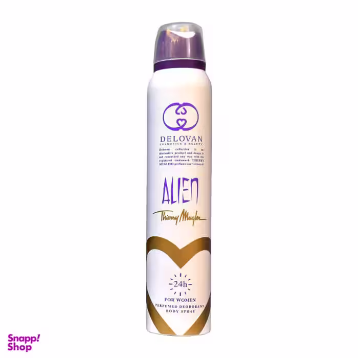 اسپری خوشبو کننده بدن مردانه دلوان مدل alien حجم 200 میلی لیتر