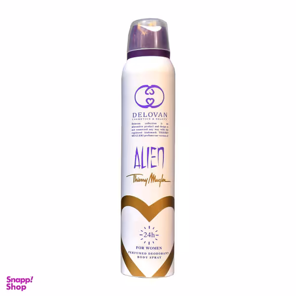 اسپری خوشبو کننده بدن مردانه دلوان مدل alien حجم 200 میلی لیتر