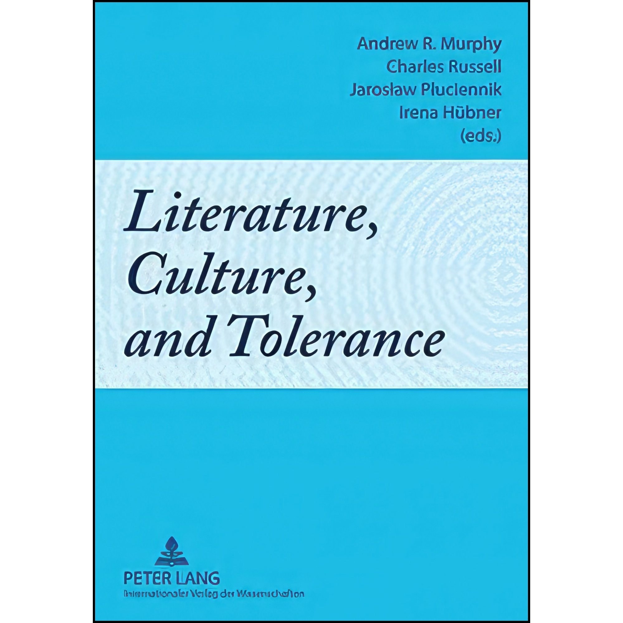 کتاب زبان اصلی Literature Culture and Tolerance