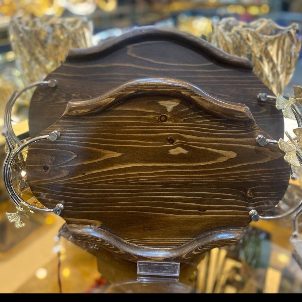 سینی چوبی(چوب روس 100درصد قابل شست وشو)