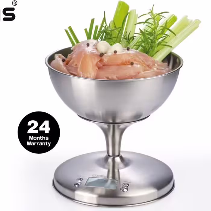 ترازو آشپزخانه  2250s سوییس پلاس

استیل 5کیلویی