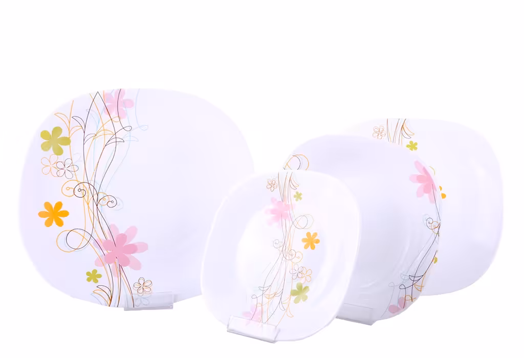 سرویس 6نفره اوپال مقصود طرح  پریا نارنجی