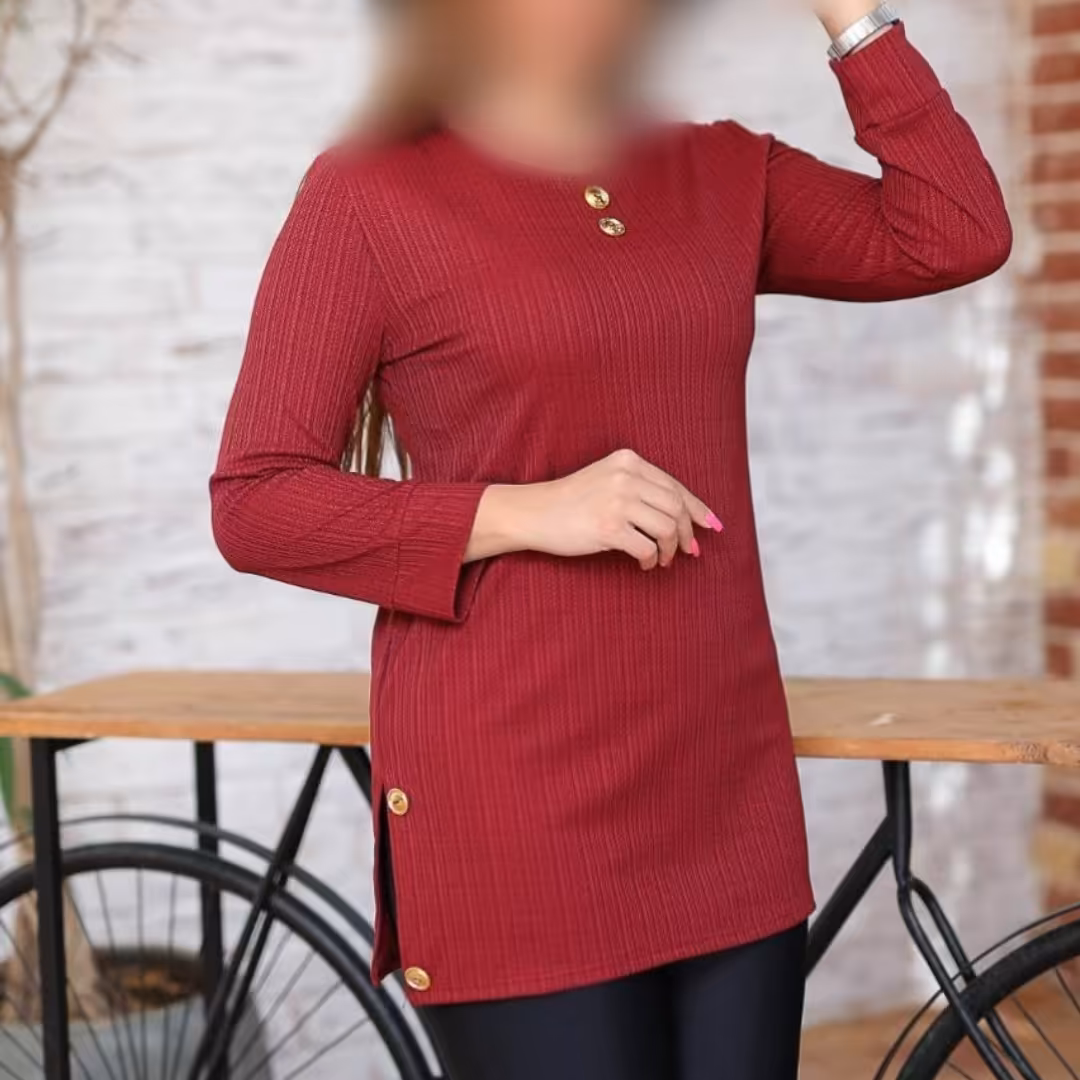 شومیز شیک زنانه جنس کریشه اعلا فری سایز  از 38 تا 46 ارسال رایگان و فوری 