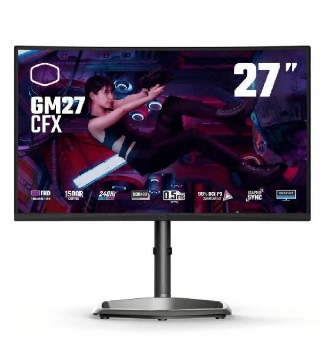 مانیتور خمیده گیمینگ کولر مستر مدل GM27-CFX سایز 27 اینچ