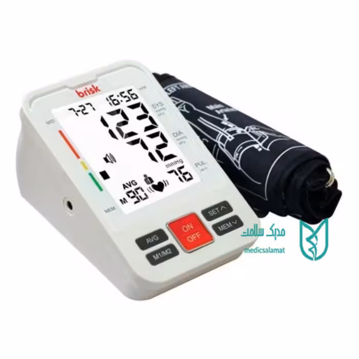 فشار سنج بازویی سخنگو بریسکbrisk PG800B22 ادابتور دار