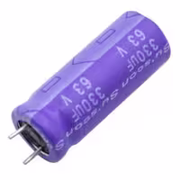 مجموعه 20 عددی خازن الکترولیتی 330uF / 63V مارک Suscon