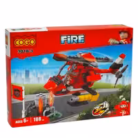لگو هلی کوپتر آتشنشان 3d1 COGO 3018-3-740 
