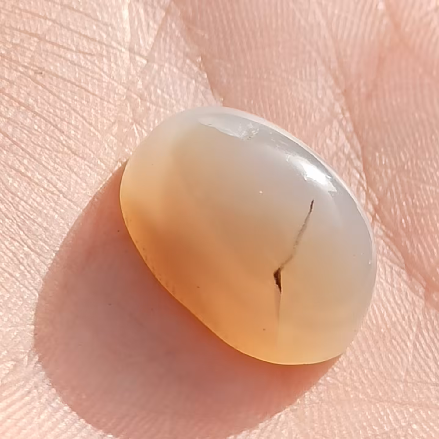 سنگ عقیق جزع طوق دار زیبا