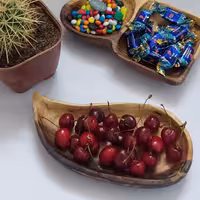 ظرف چوبی کوچک