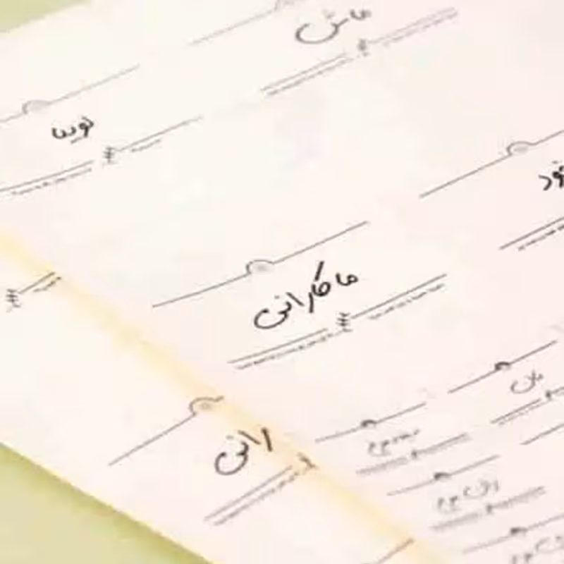 برچسب ادویه و حبوبات ضد آب (مجموعه 76 عددی)