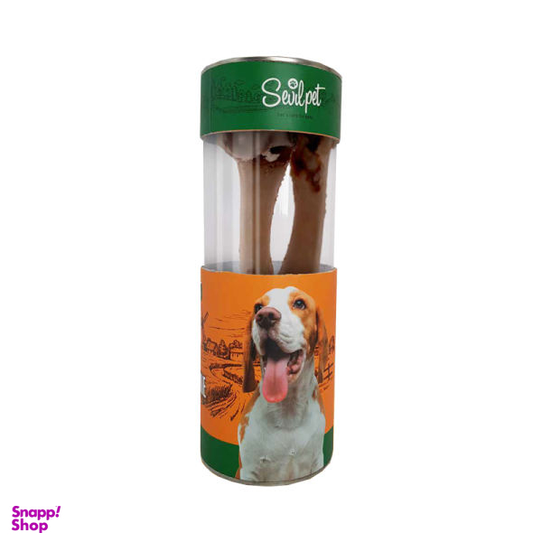 تشویقی سگ سویل پت (Sevil Pet) مدل Lamb Bone Snack وزن 250 گرم