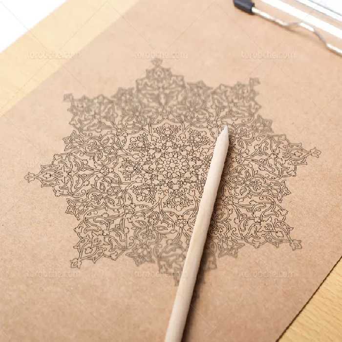 طرح شمسه تذهیب | گرافیک با طعم تربچه