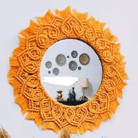 آینه مکرومه بافی