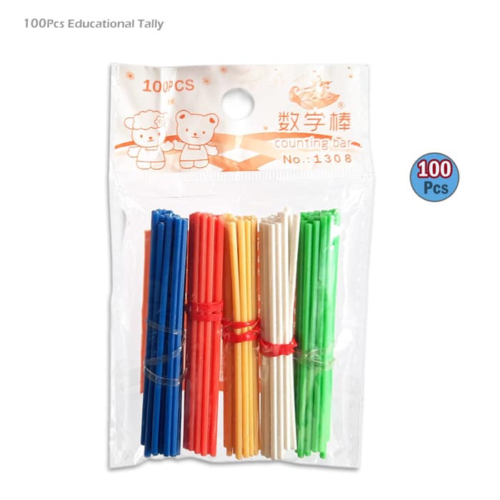 بسته 100 عددی چوب خط شمارش