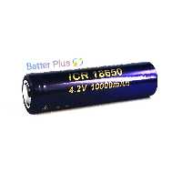 باتری شارژی سرتخت سونی پلیسی 10000mAh لیتیوم یون 4.2v سرمه ای سری ICR18650 | amazonchi