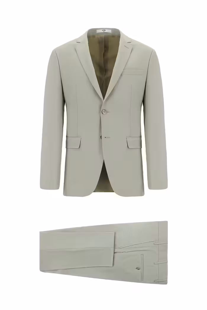 کت وشلوار سبز مردانه و شلوار کلاسیک پشمی باریک فوق العاده Kiğılı