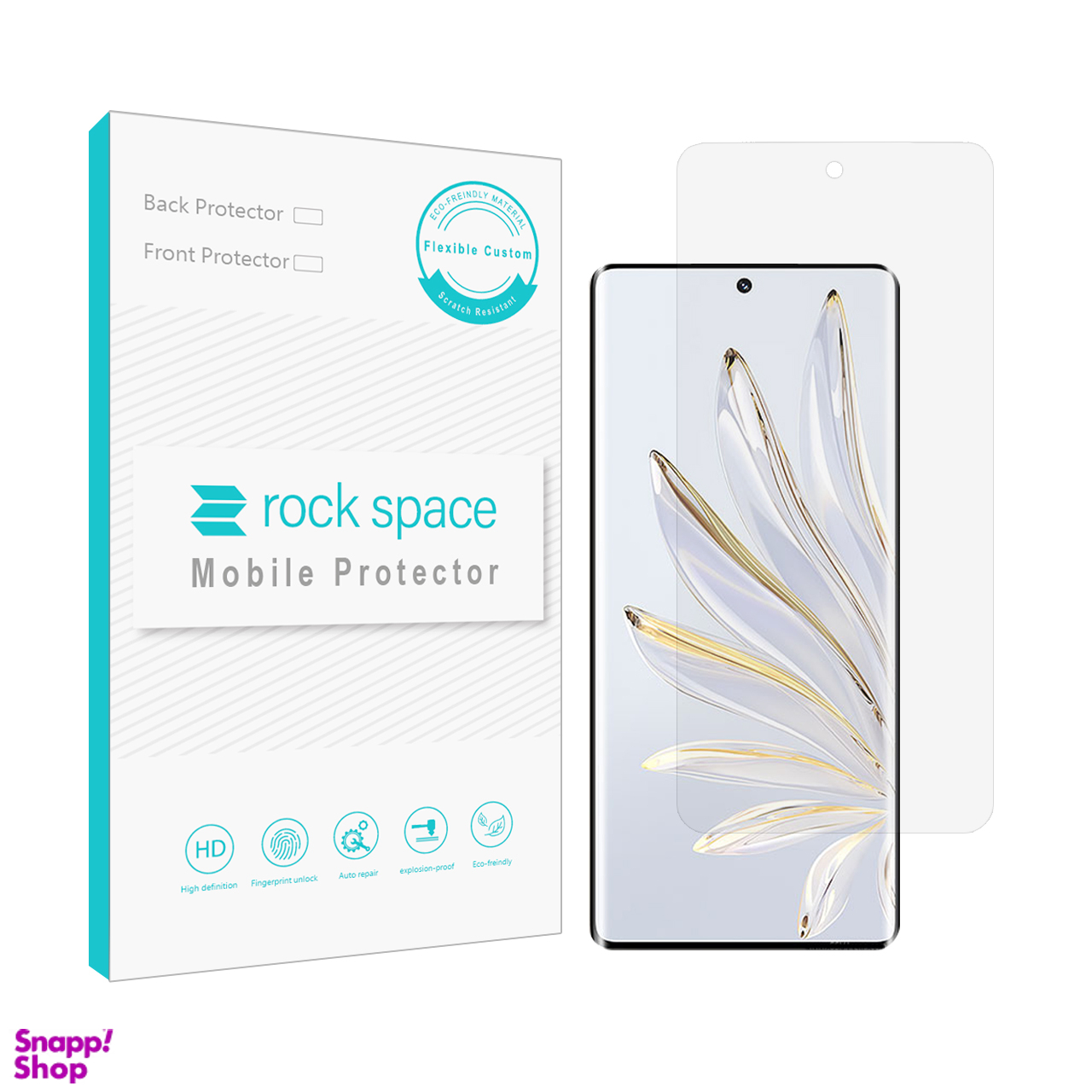 محافظ صفحه نمایش شفاف گوشی موبایل راک اسپیس مدل HyGEL مناسب برای آنر 70