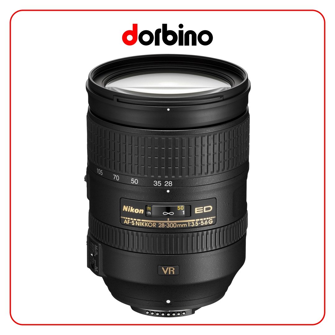 لنز نیکون Nikon AF-S NIKKOR 28-300mm f/3.5-5.6G ED VR Lens - فروشگاه دوربین دوربینو