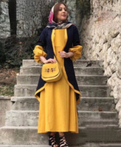 مانتو دو تیکه مدل سارافون و رویه