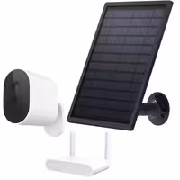 مشخصات، قیمت و خرید دوربین مداربسته تحت شبکه شیائومی مدل Mi Outdoor Camera 1080p به همراه پنل خورشیدی