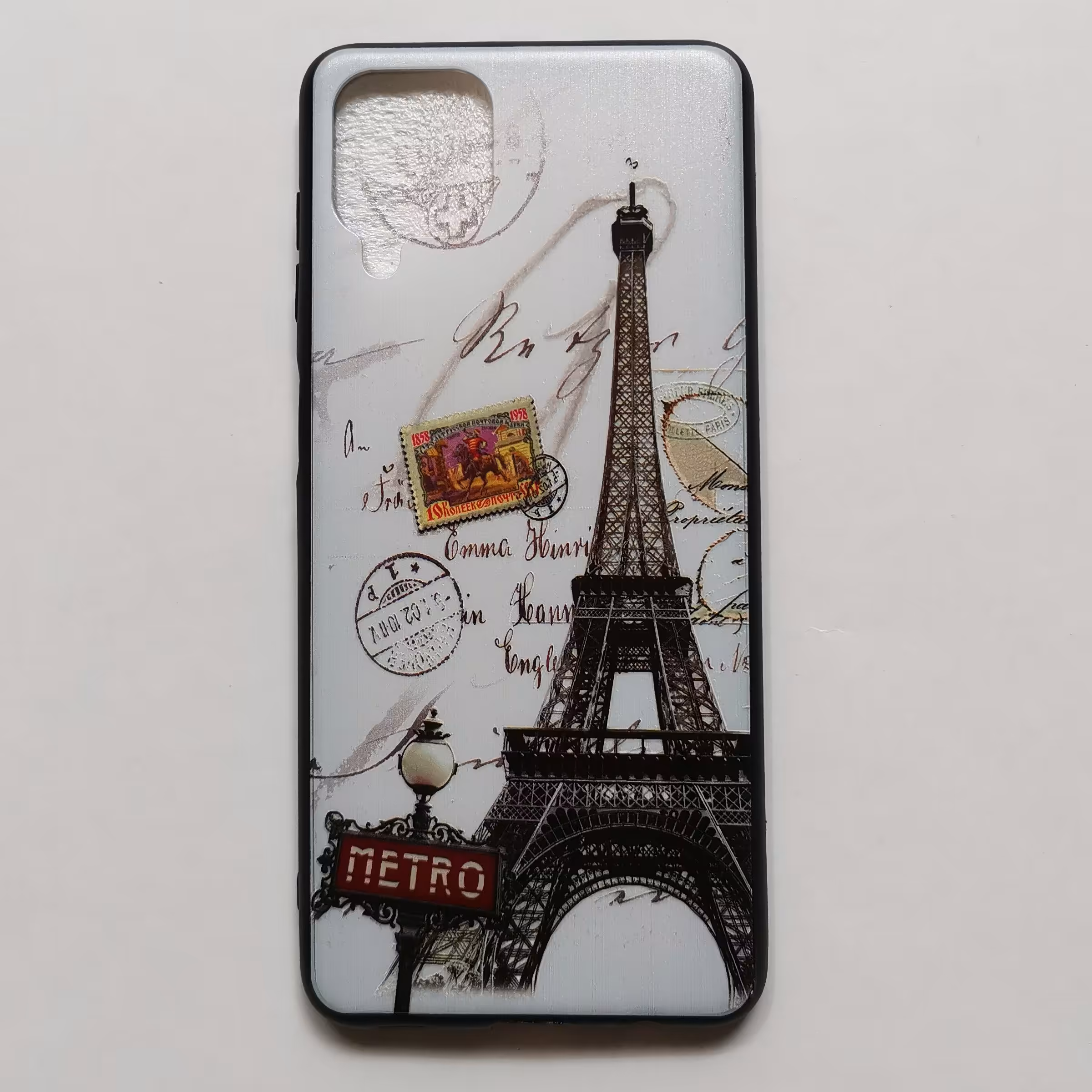 قاب طرحدار ایفل گوشی سامسونگ A12 / M12