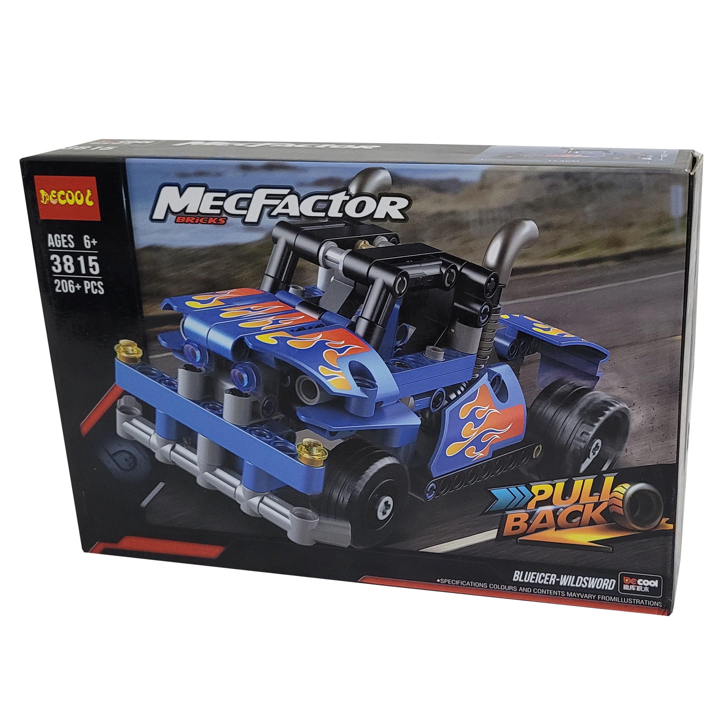 لگو ساختنی ماشین 206 قطعه ای کد 3815 برند دکول