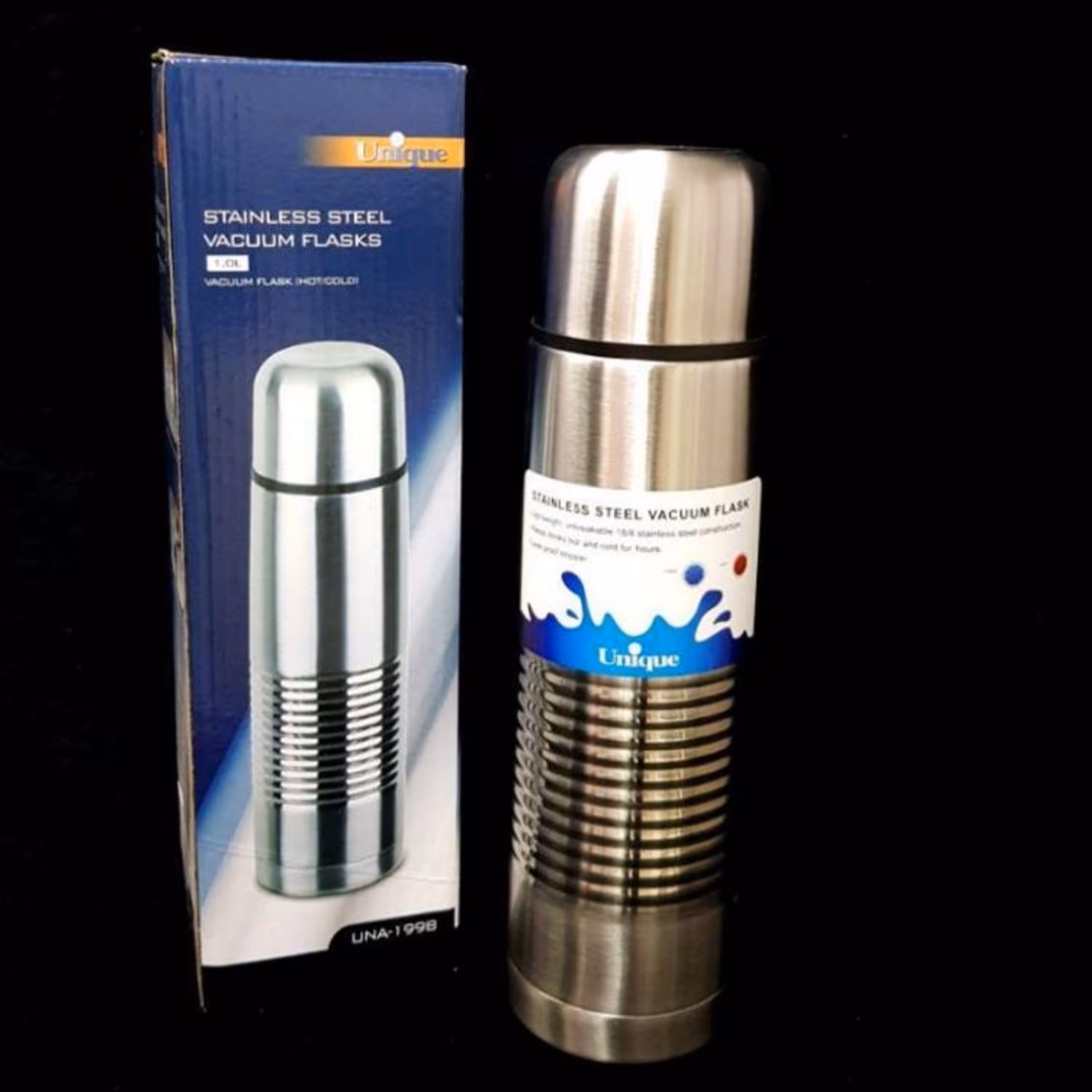 فلاکس یونیک اصل تمام  استیل قلمی 1 لیتر 1998 