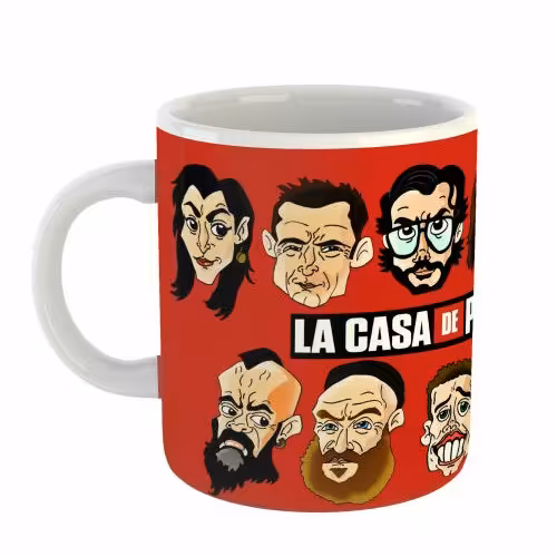 ماگ سرامیکی طرح خانه کاغذی کد616