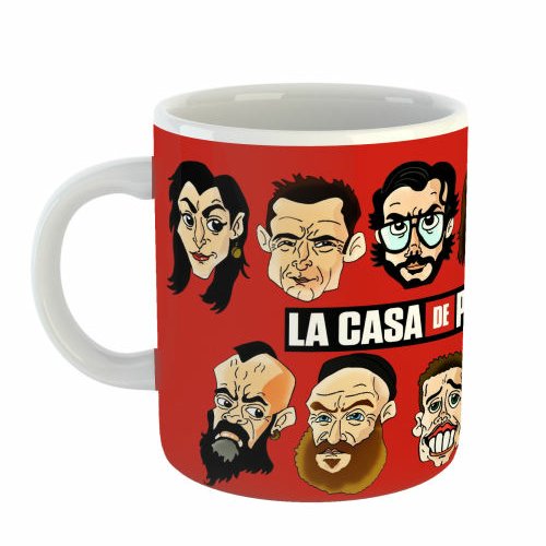 ماگ سرامیکی طرح خانه کاغذی کد616