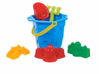 اسباب بازی سطل مخصوص ساخت قلعه شنی با وسایل شن بازی