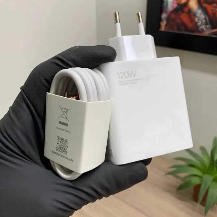 شارژر 120 واتی به همراه کابل اورجینال