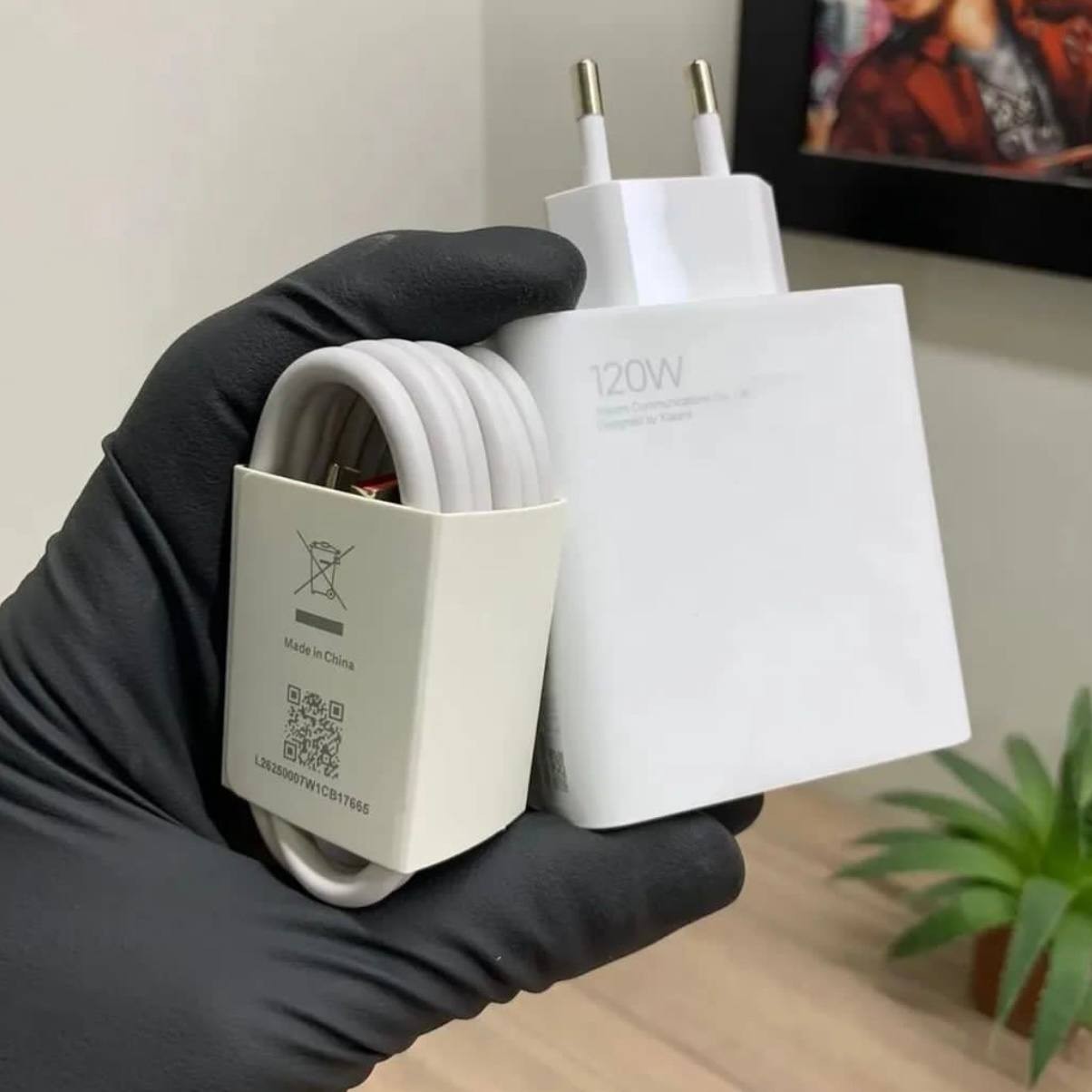 شارژر 120 واتی به همراه کابل اورجینال