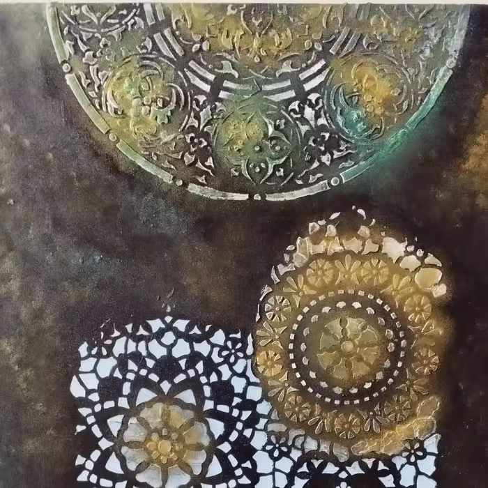 تابلو نقاشی رنگ روغن پتینه