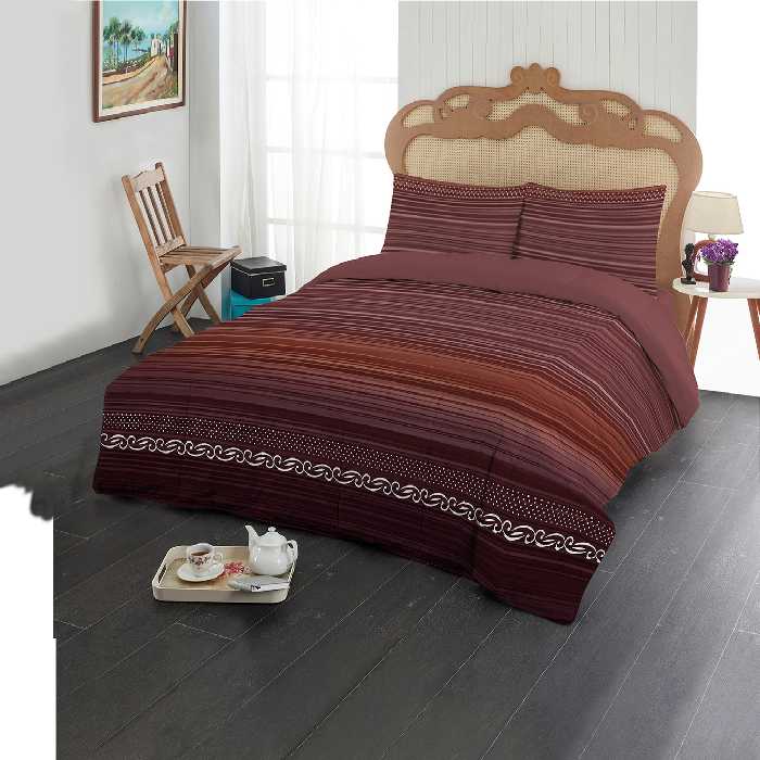 روتختی دونفره آلوئه ورا لومانا 6تکه طرح کایان بنفش